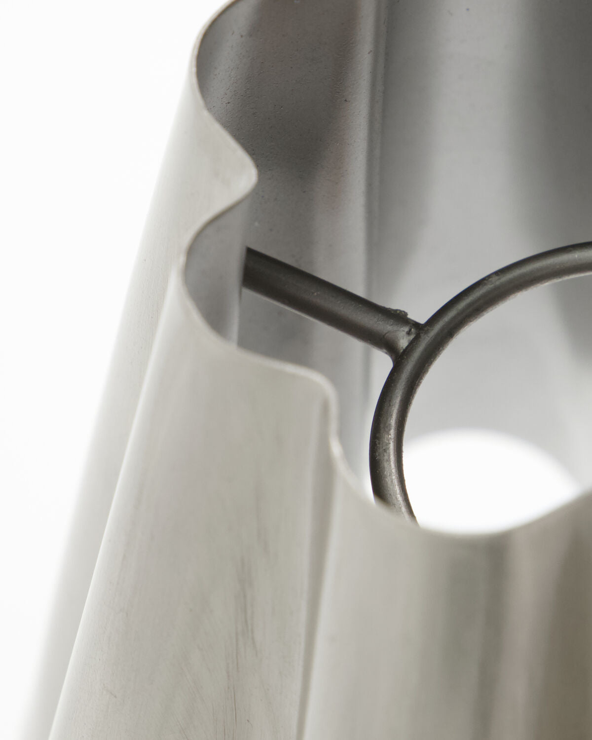 Lampskärm, HDFlola, Borstat silverfärg