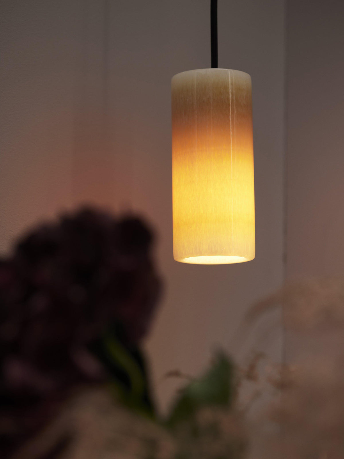 Lucie Fönsterlampa – E14 marmor 7x15 cm