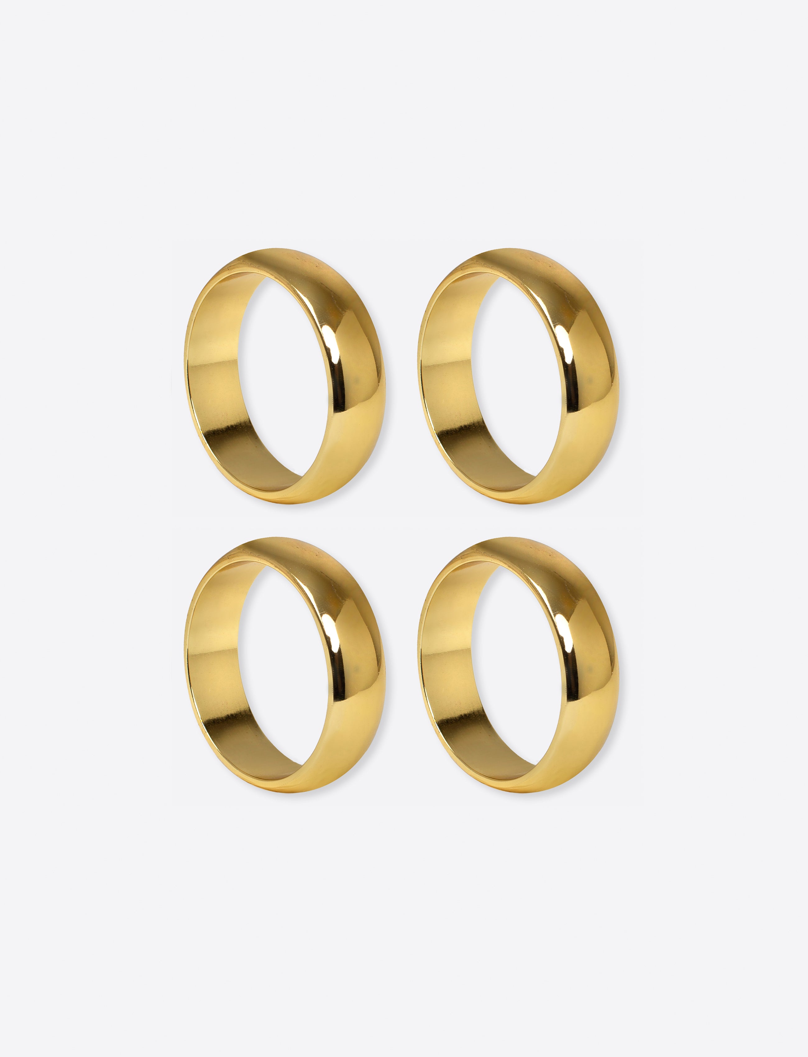 Monaco Napkin ring Brass 4 Pack