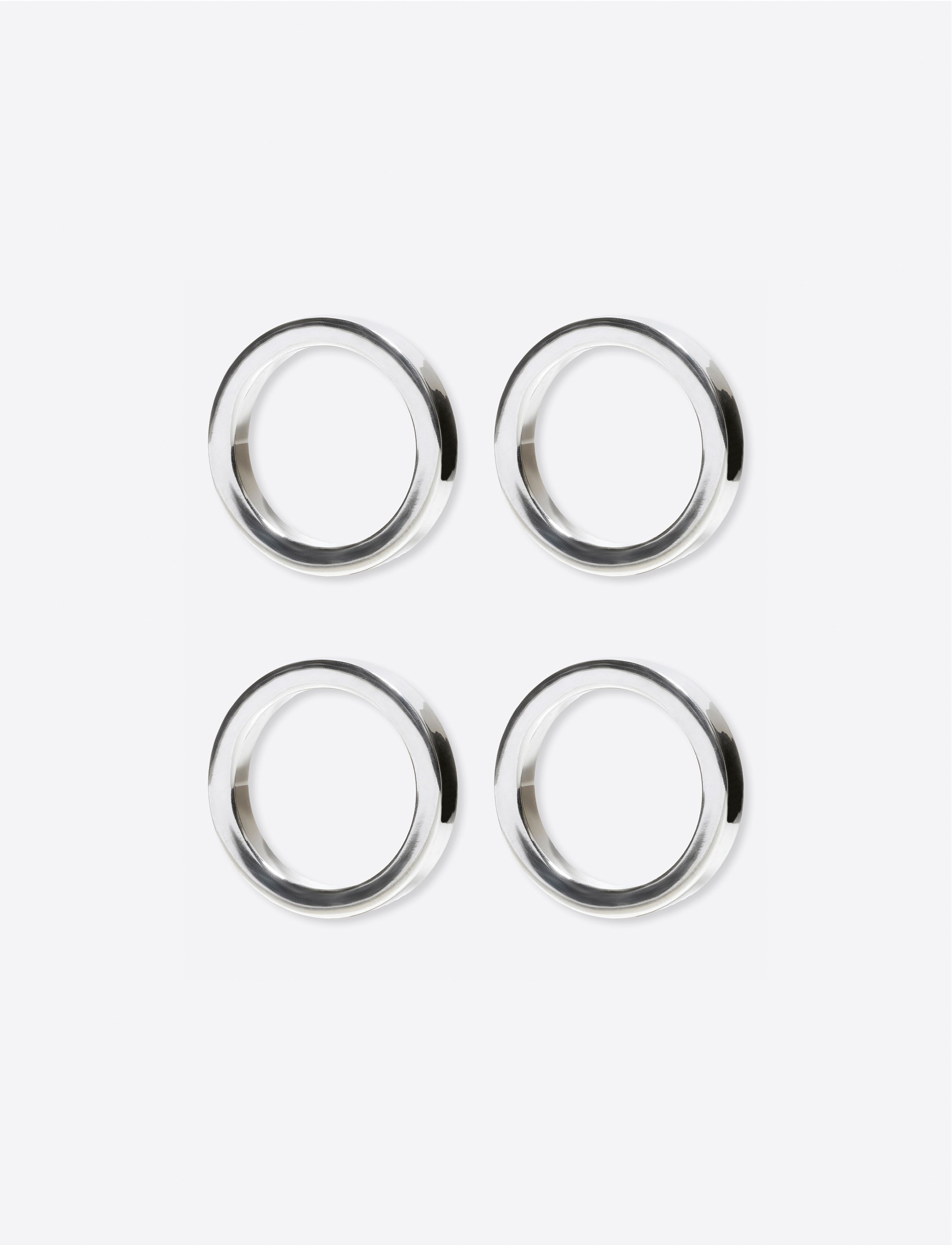 Vasa Napkin ring Silver 4 Pack