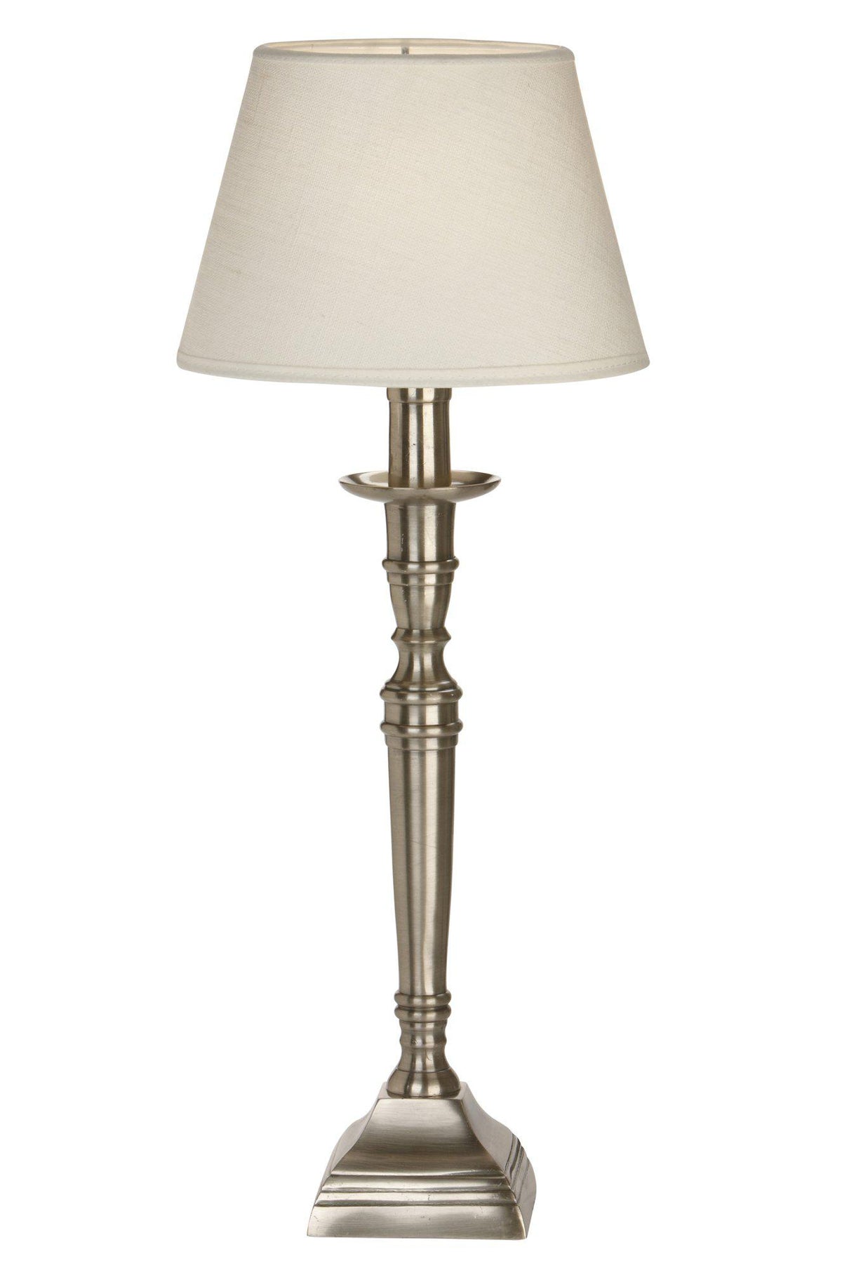 Salong Lampfot – Antiksilver 33 cm