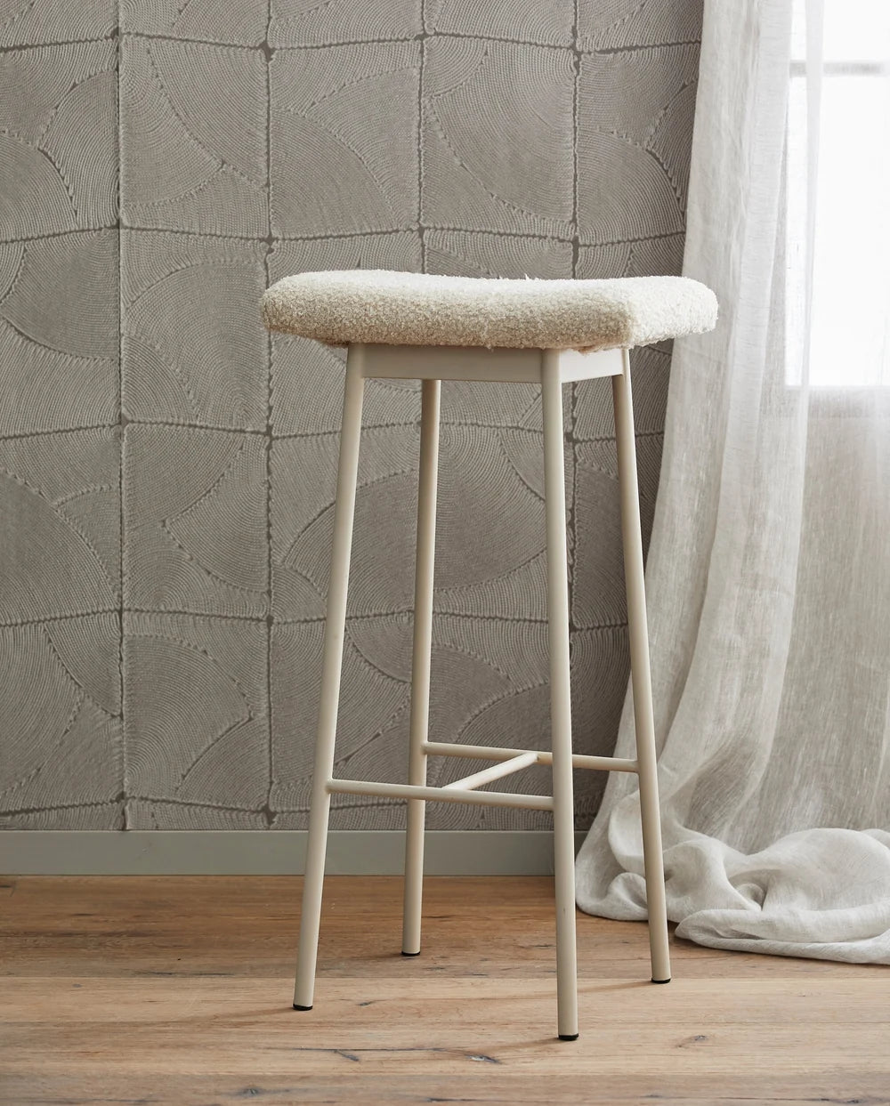Nordal, ZALA bar stool, beige