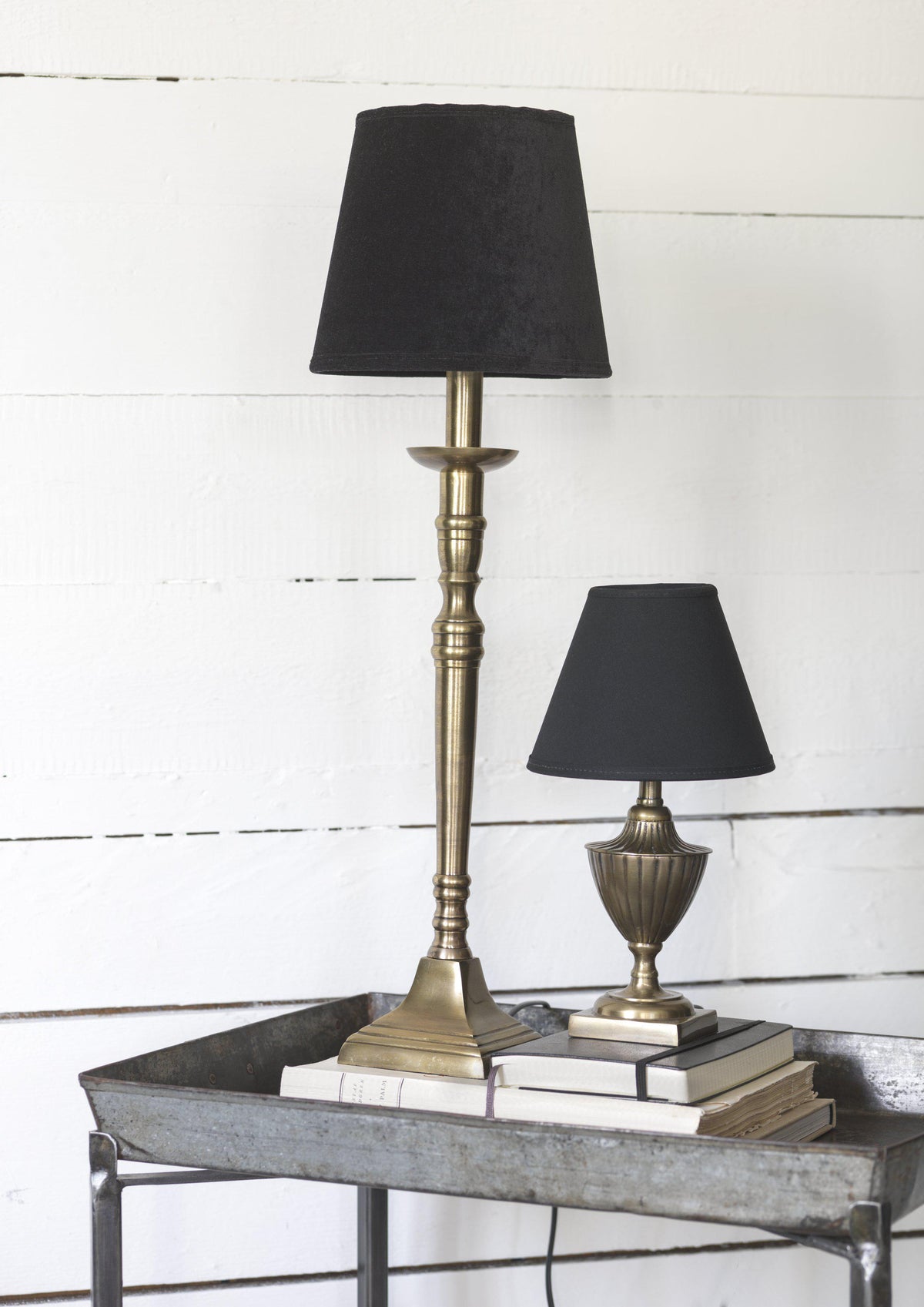 Pollino Lampfot – Antikmässing 24 cm