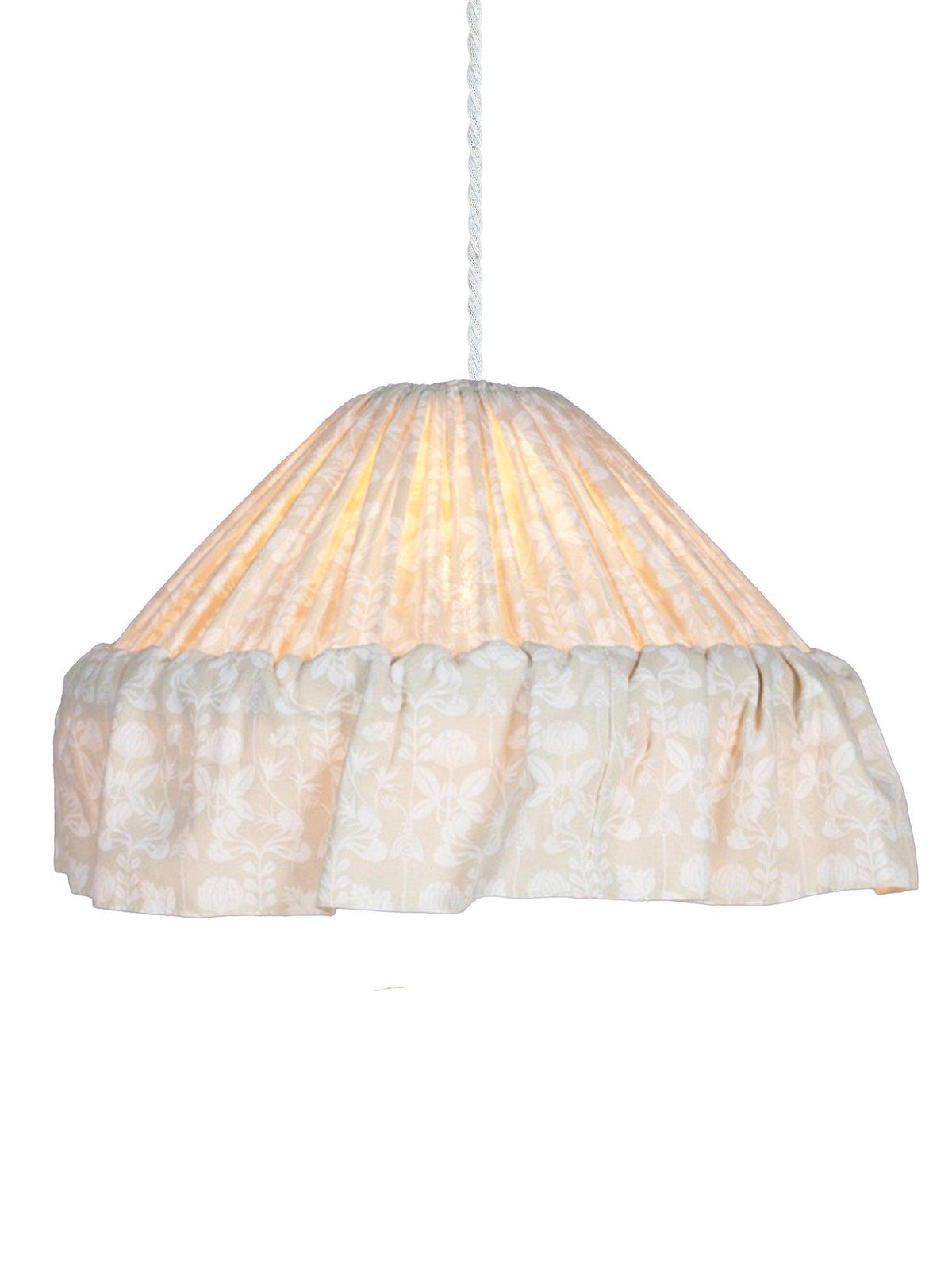 Stina Taklampa – De mina beige 40 cm