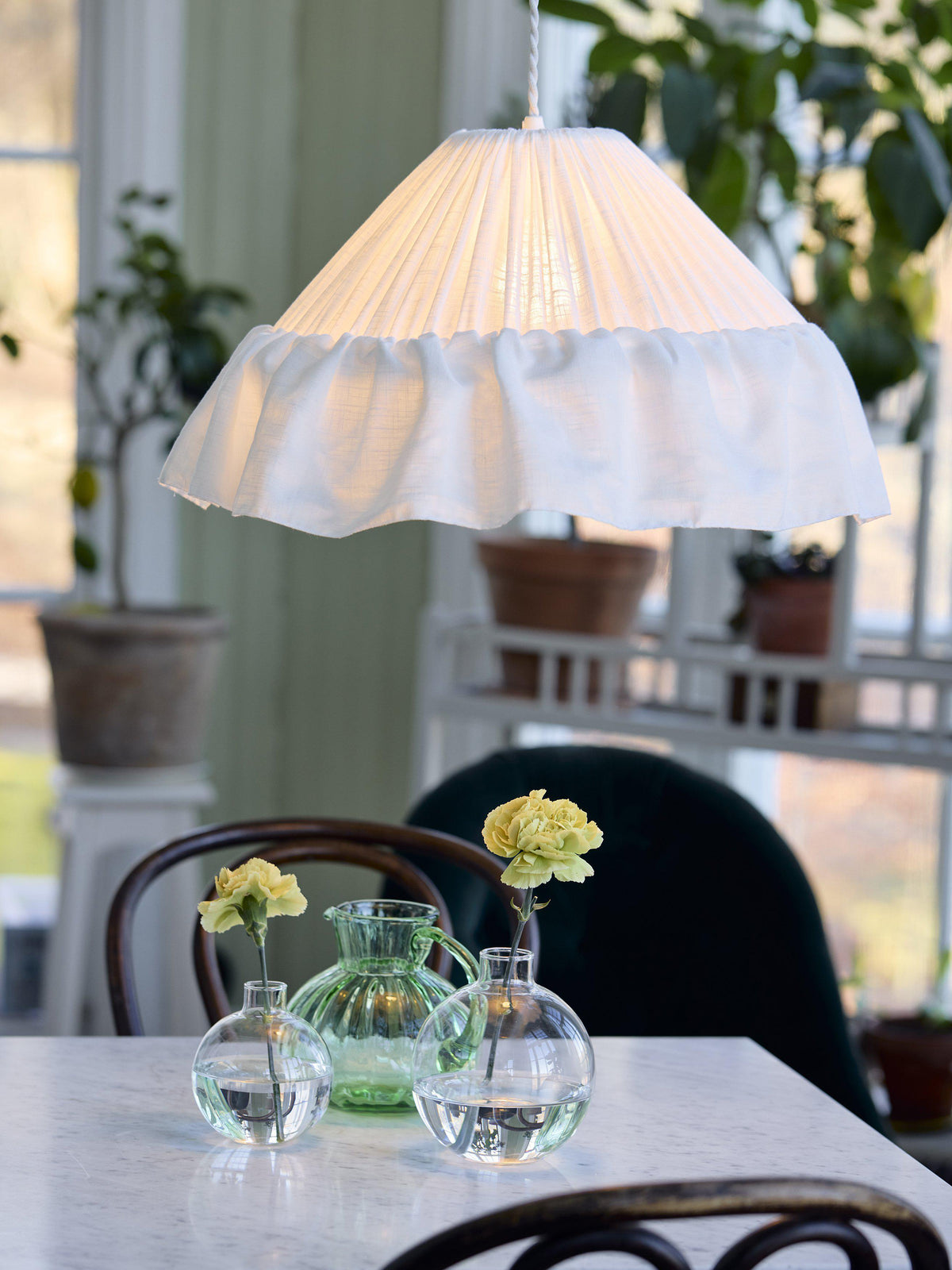 Stina Taklampa – Classico vit 40 cm