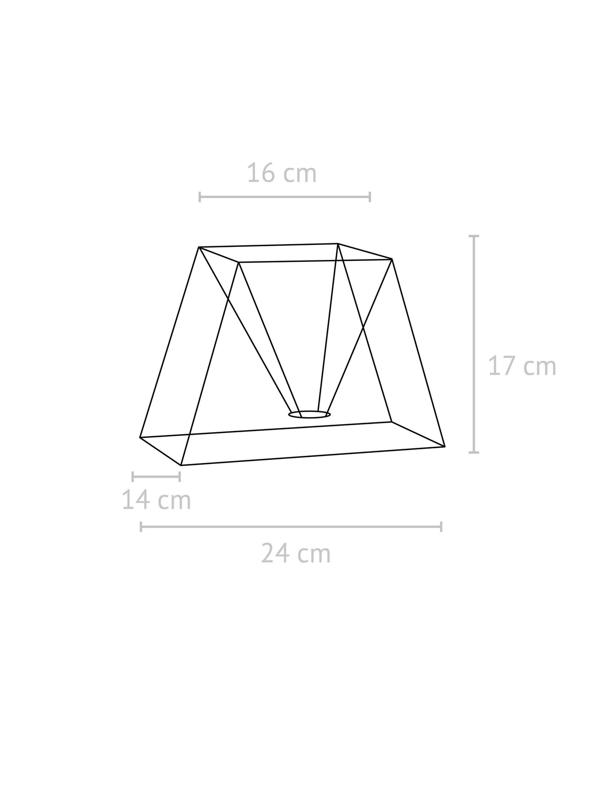 Scala Lampskärm – Natur 24 cm
