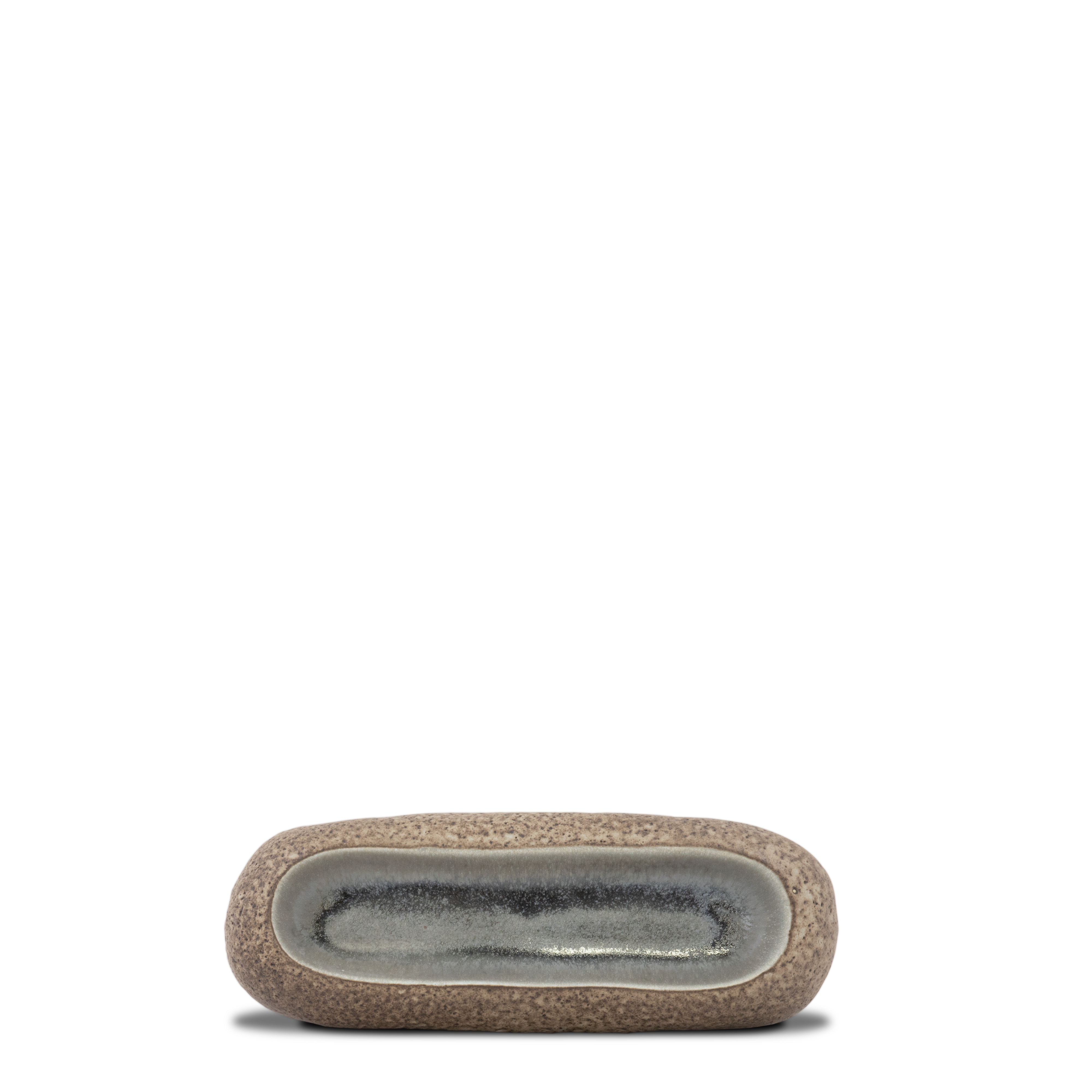 Seixo brun - oval serveringsfat (set om 6)