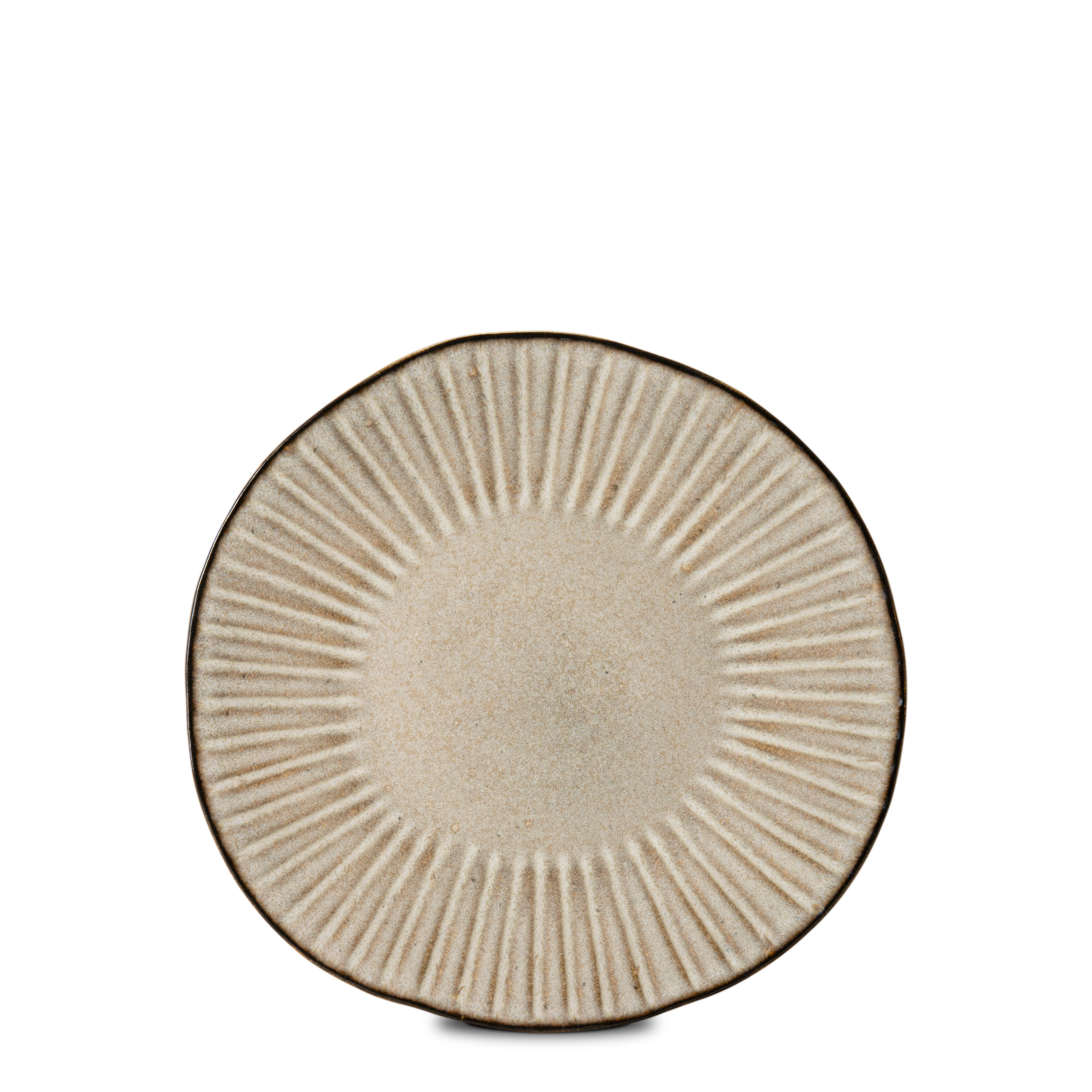 Vieira beige matt middagstallrik (set om 4) 28,5 cm