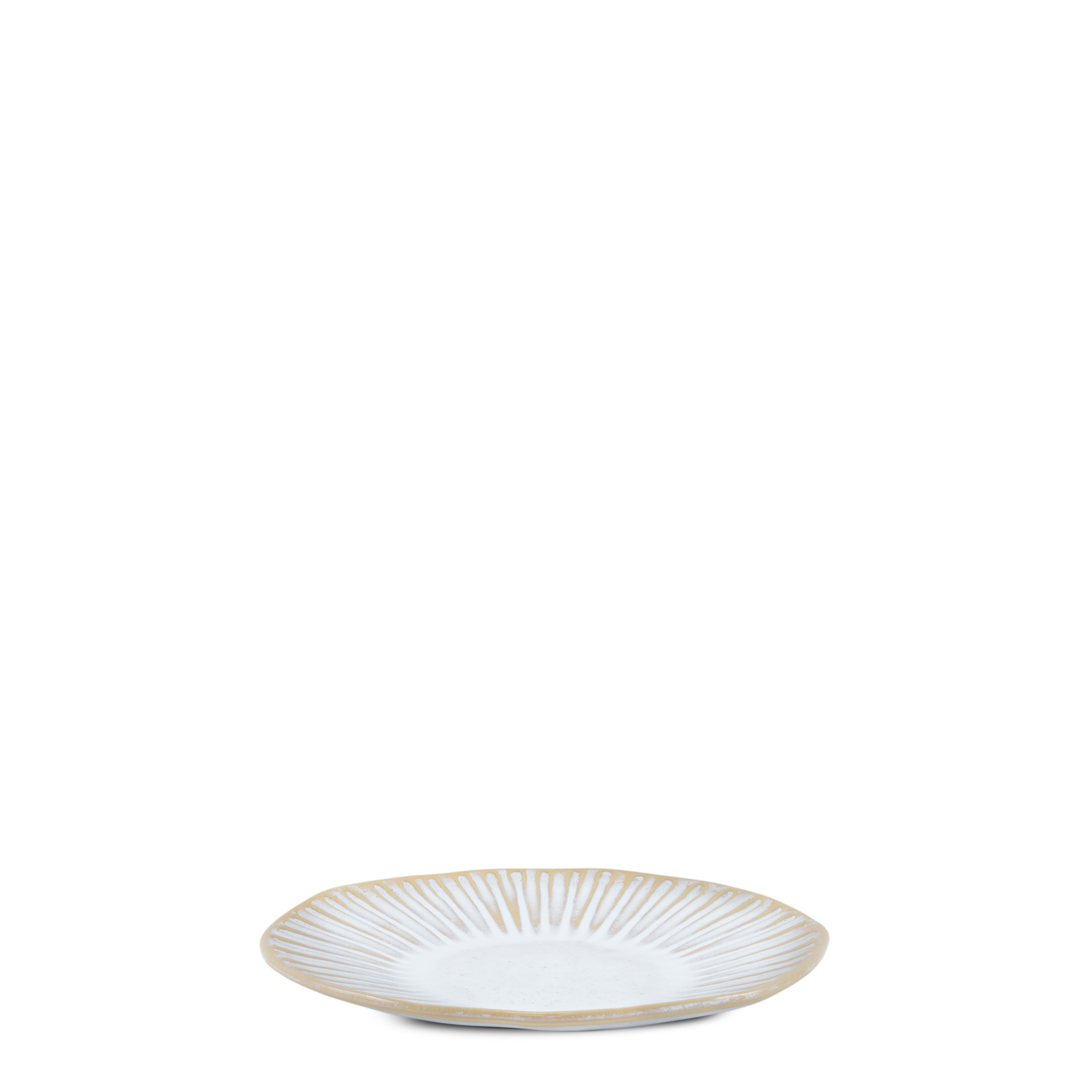 Vieira vit salladstallrik (set om 4)