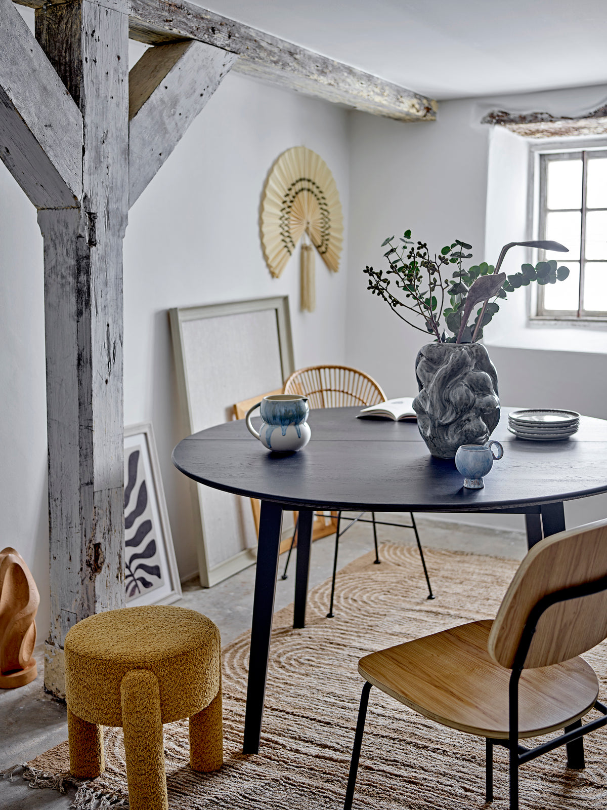 Bloomingville, Peron matbord, svart, FSC100%, ek®