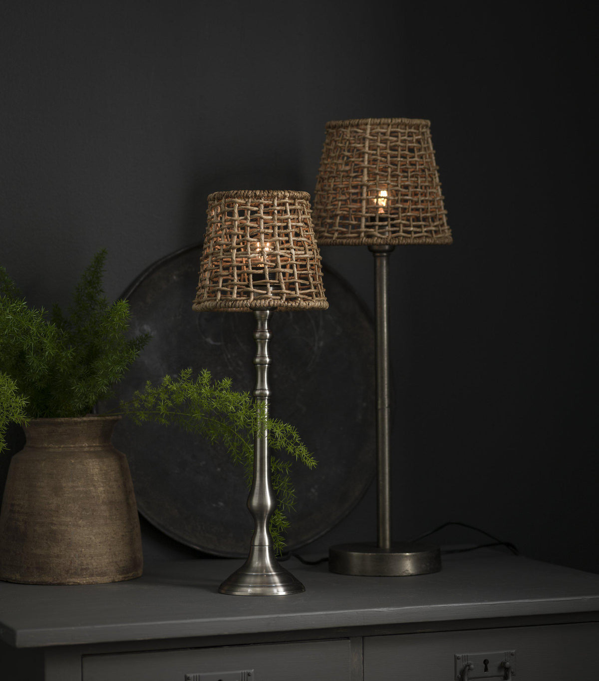 Cebu Lampskärm – Natur 21 cm