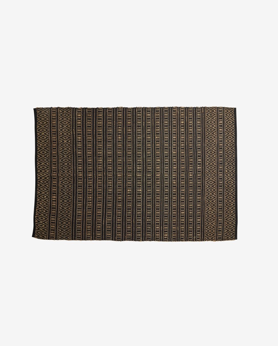 Nordal, FARAH matta 160×240 cm – svart/natur