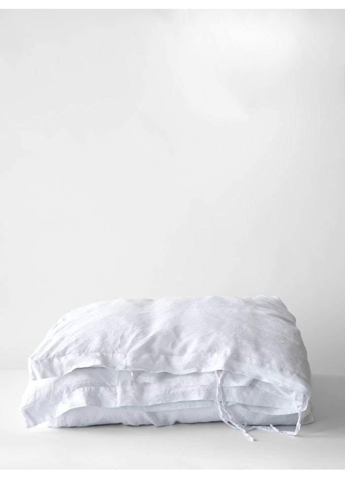 Påslakan linne white, 240x220 cm