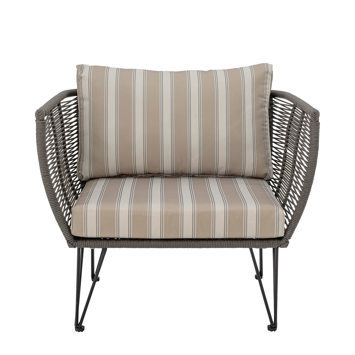Bloomingville, Mundo Lounge Chair, grön, metall