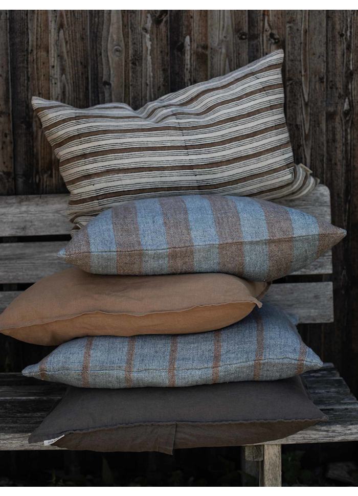 Melvin kuddfodral, 50x50cm - Beige stripe