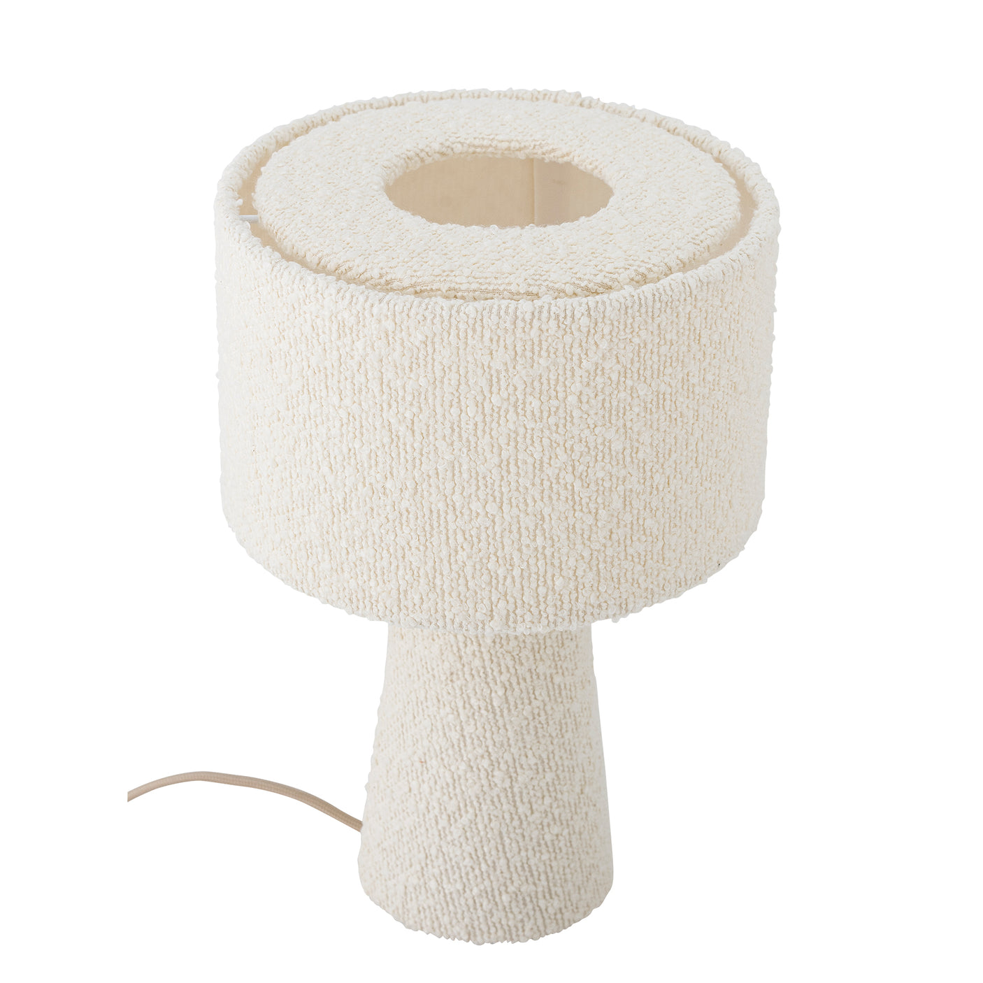 Bloomingville, Emmie Bordslampa, vit, polyester