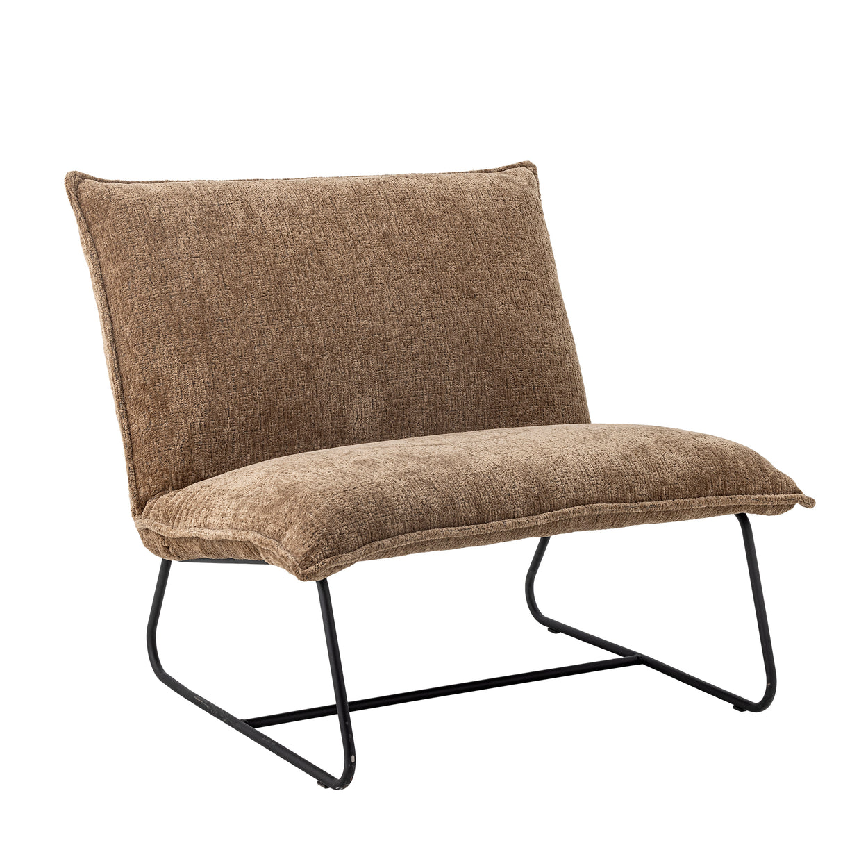 Bloomingville, Cape Lounge Chair, brun, återvunnen polyester