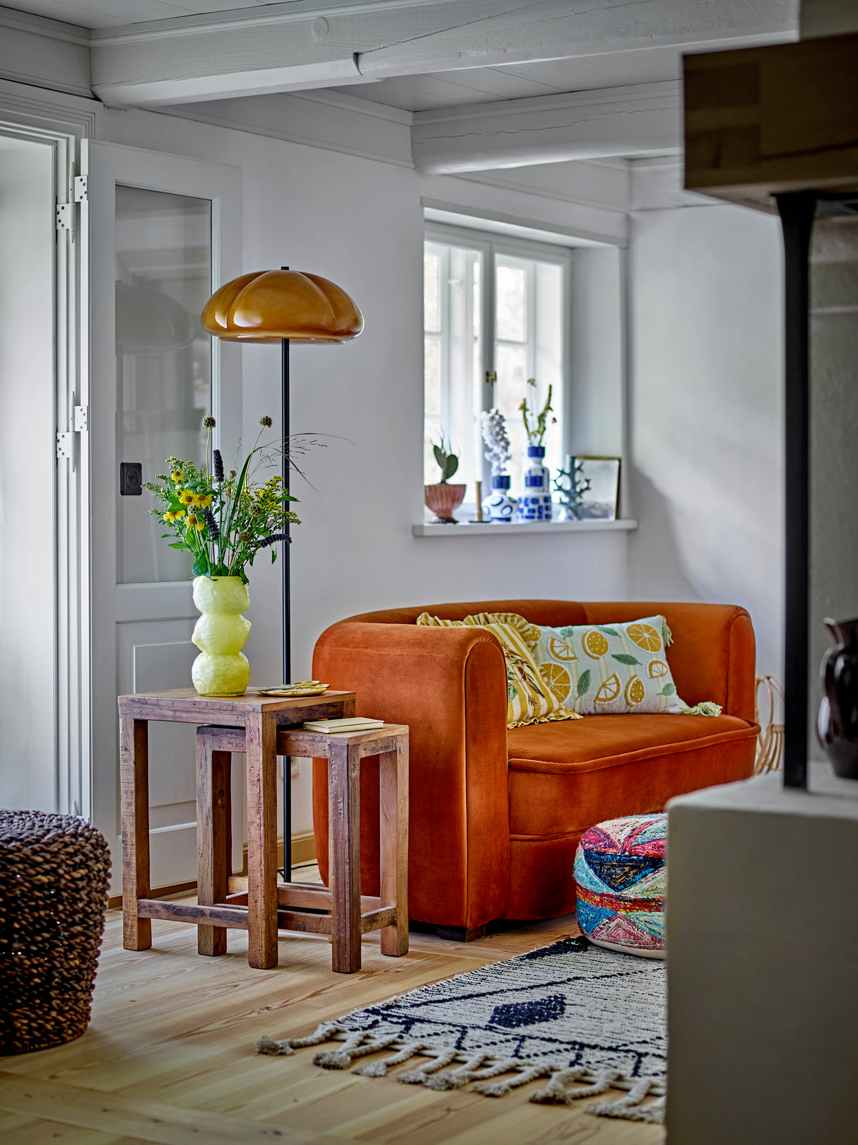 Bloomingville, Malala soffa, orange, polyester