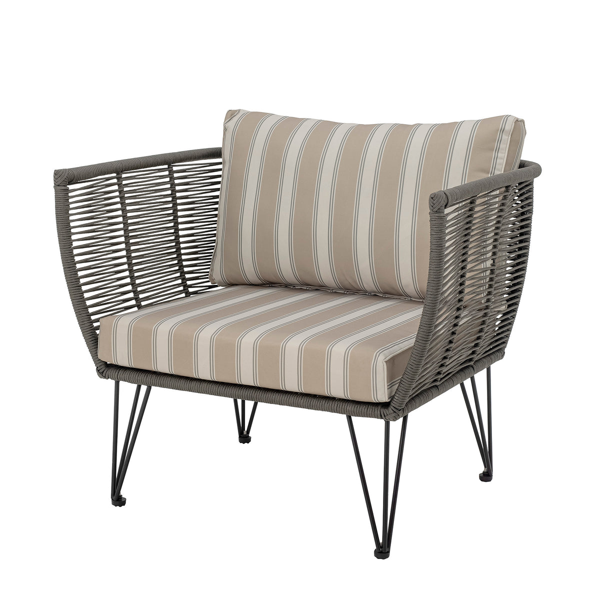 Bloomingville, Mundo Lounge Chair, grön, metall