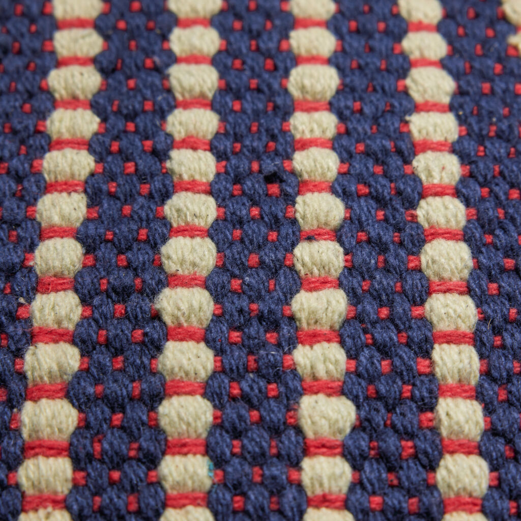Hübsch, Mochi Sittpuff Blå/Flerfärgad Ø75 cm