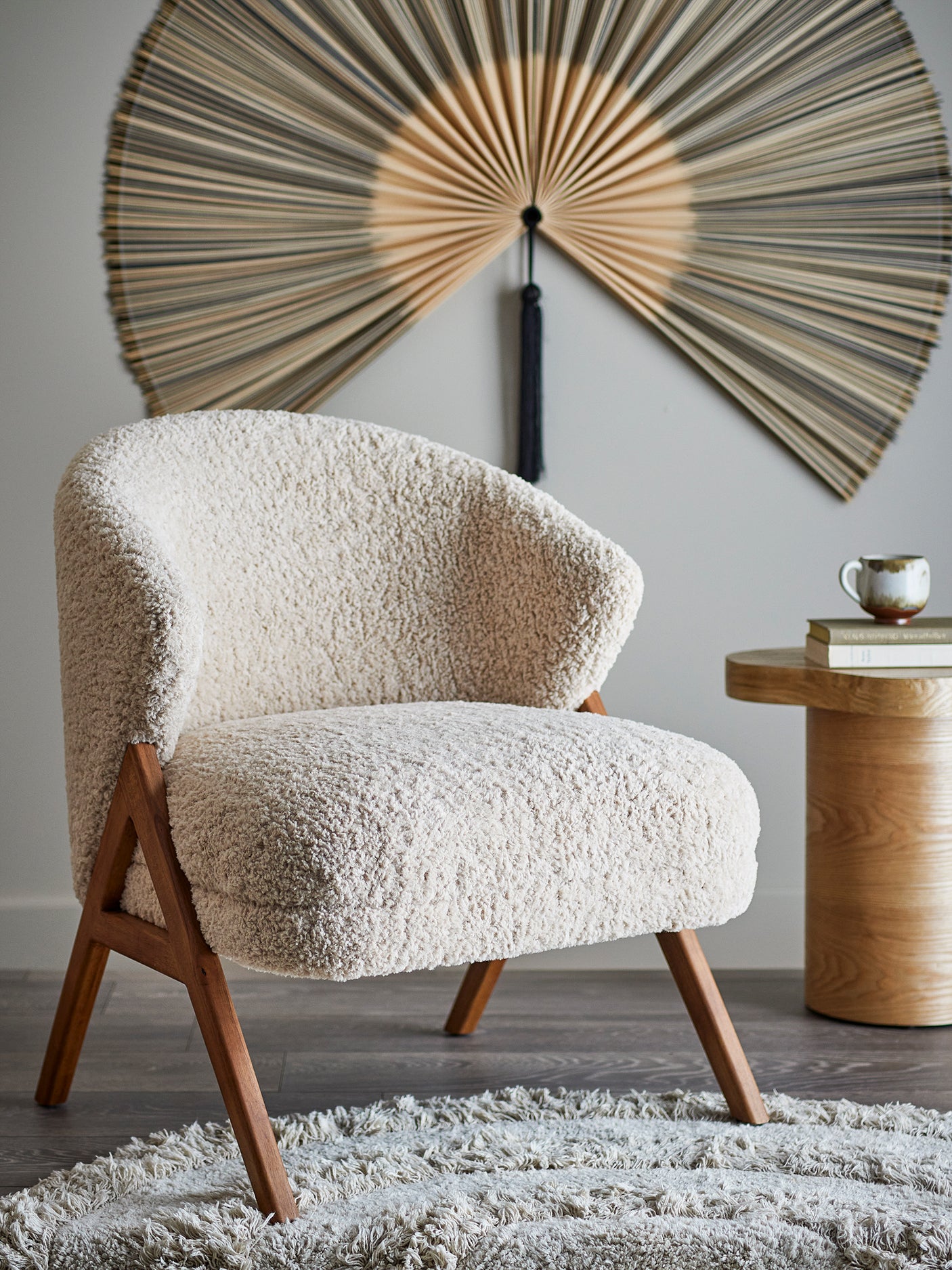 Camino Lounge Chair, Nature, FSC100%, Rubberwood®