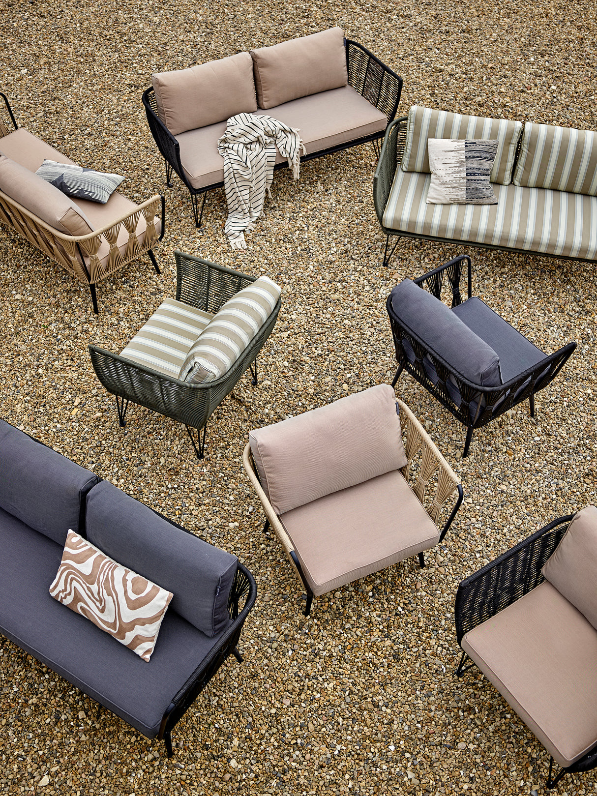 Bloomingville, Mundo soffa, grön, metall