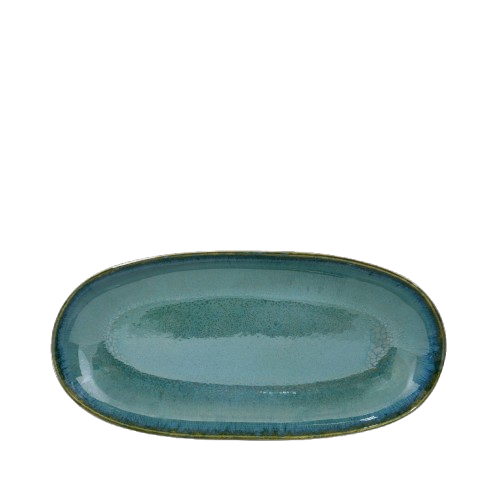 Amazonas grön serveringsfat medium (set om 4)
