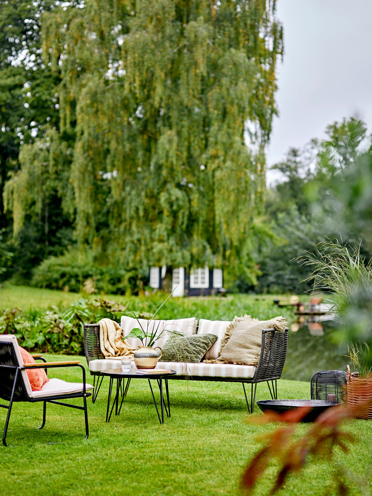 Bloomingville, Mundo soffa, grön, metall