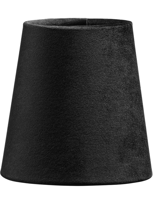 Queen Lampskärm – Sammet svart 10 cm