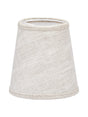 Queen Lampskärm – Lin natur/vit 10 cm