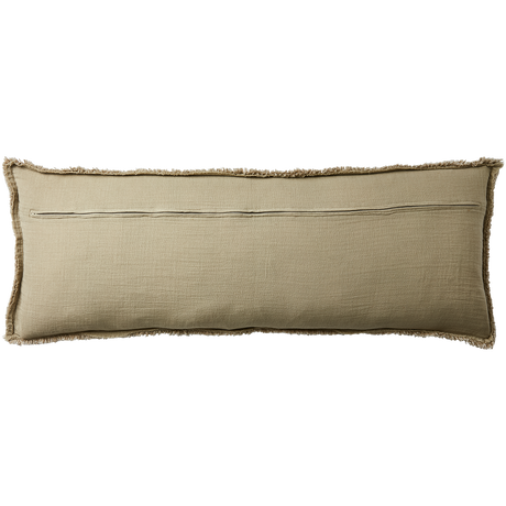 Affari of Sweden, SONJA Kuddfodral, Grön/beige 110x40 cm