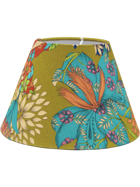 Empire Lampskärm – Kimono oliv 25 cm