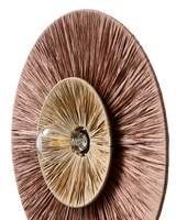 Affari of Sweden, LANDO Vägglampa, Brun/natur