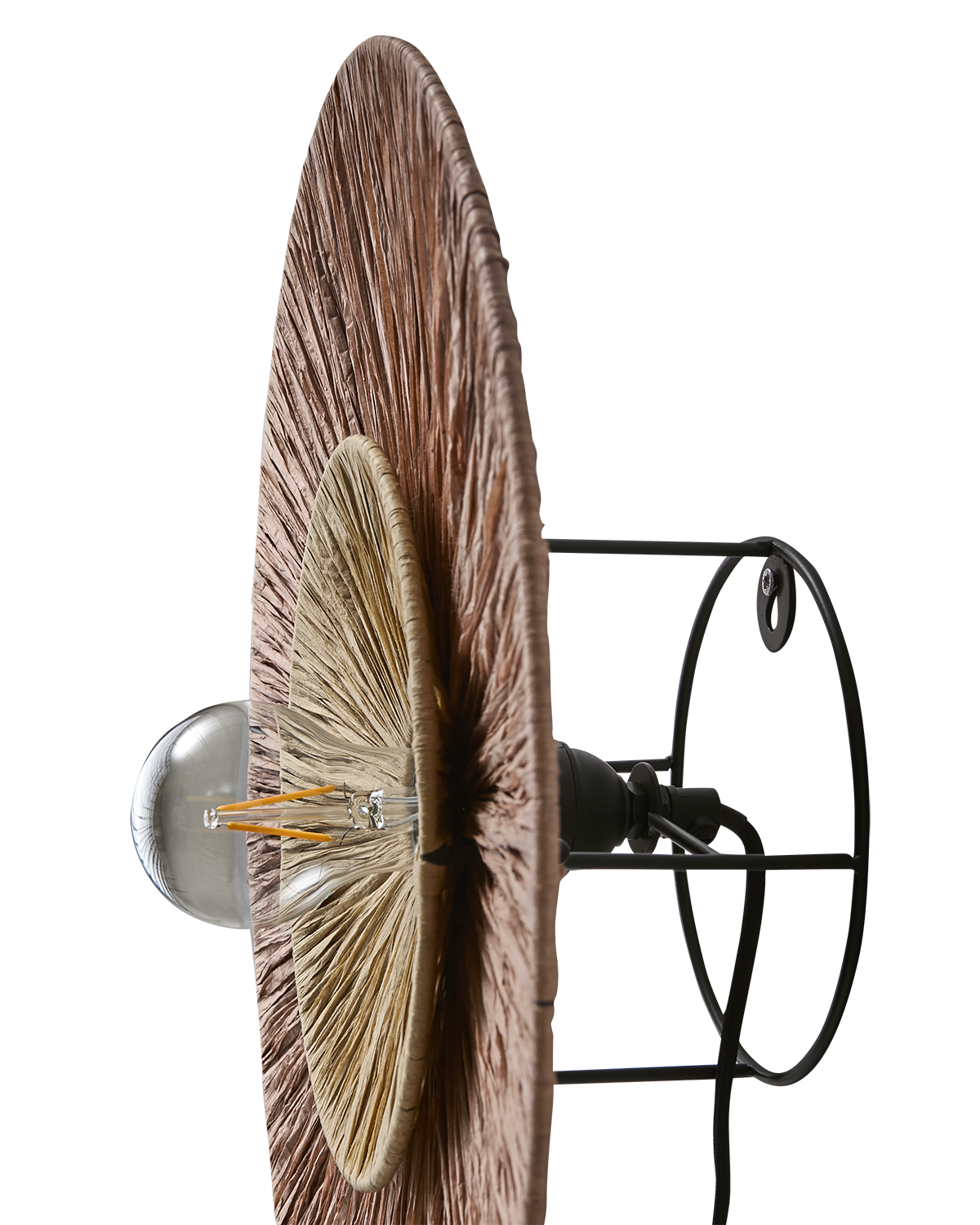 Affari of Sweden, LANDO Vägglampa, Brun/natur
