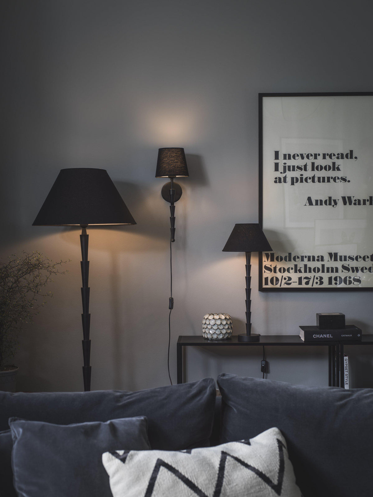 Empire Lampskärm – Franza svart 50 cm