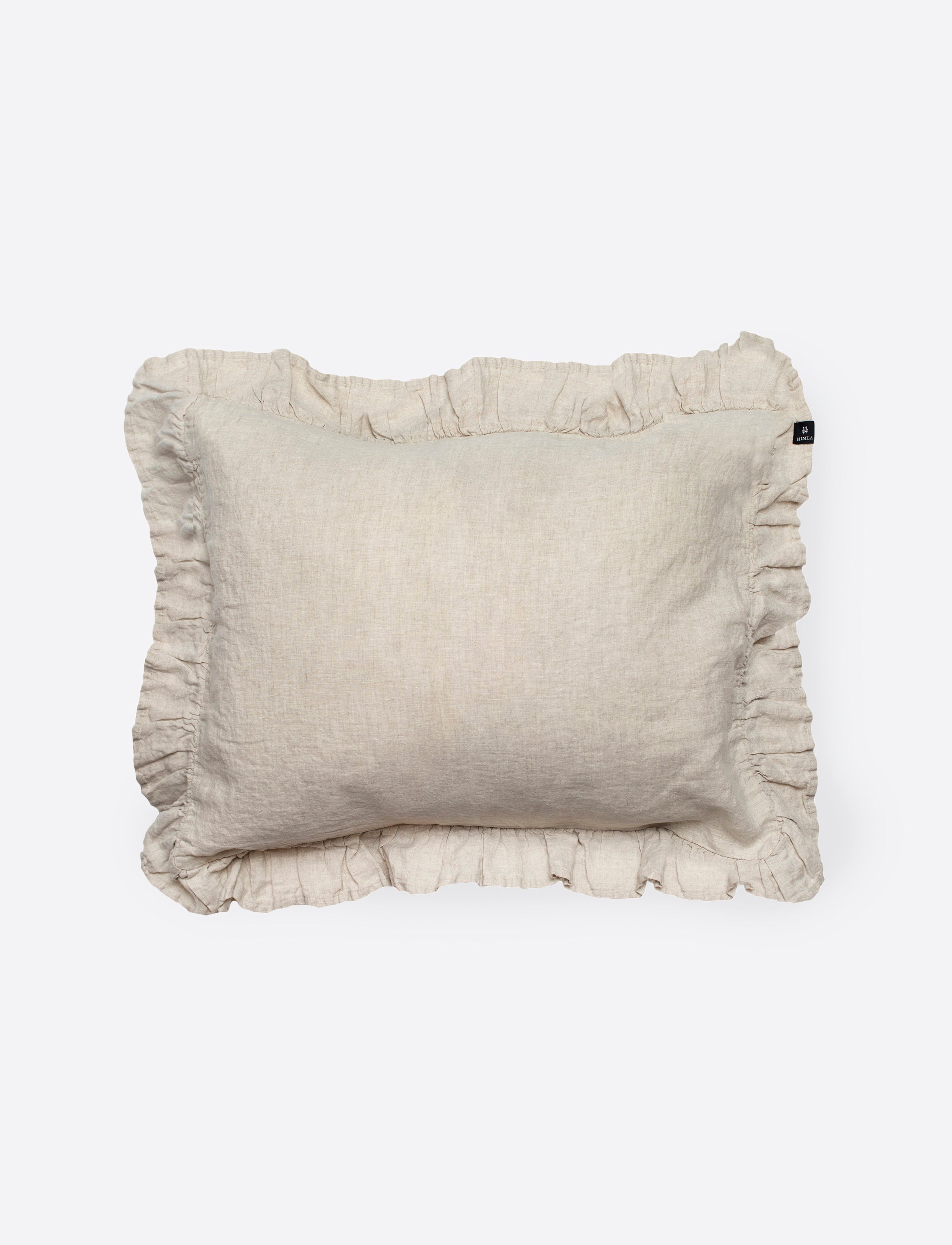Sunrise Frill Pillowcase Oatmeal