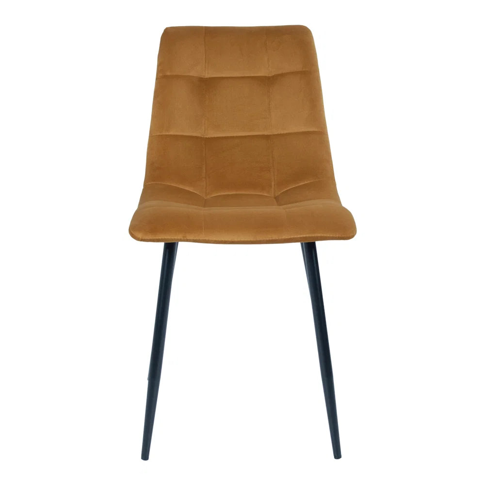 House Nordic, Middelfart Matstol Sammet Senapsgul – set om 2