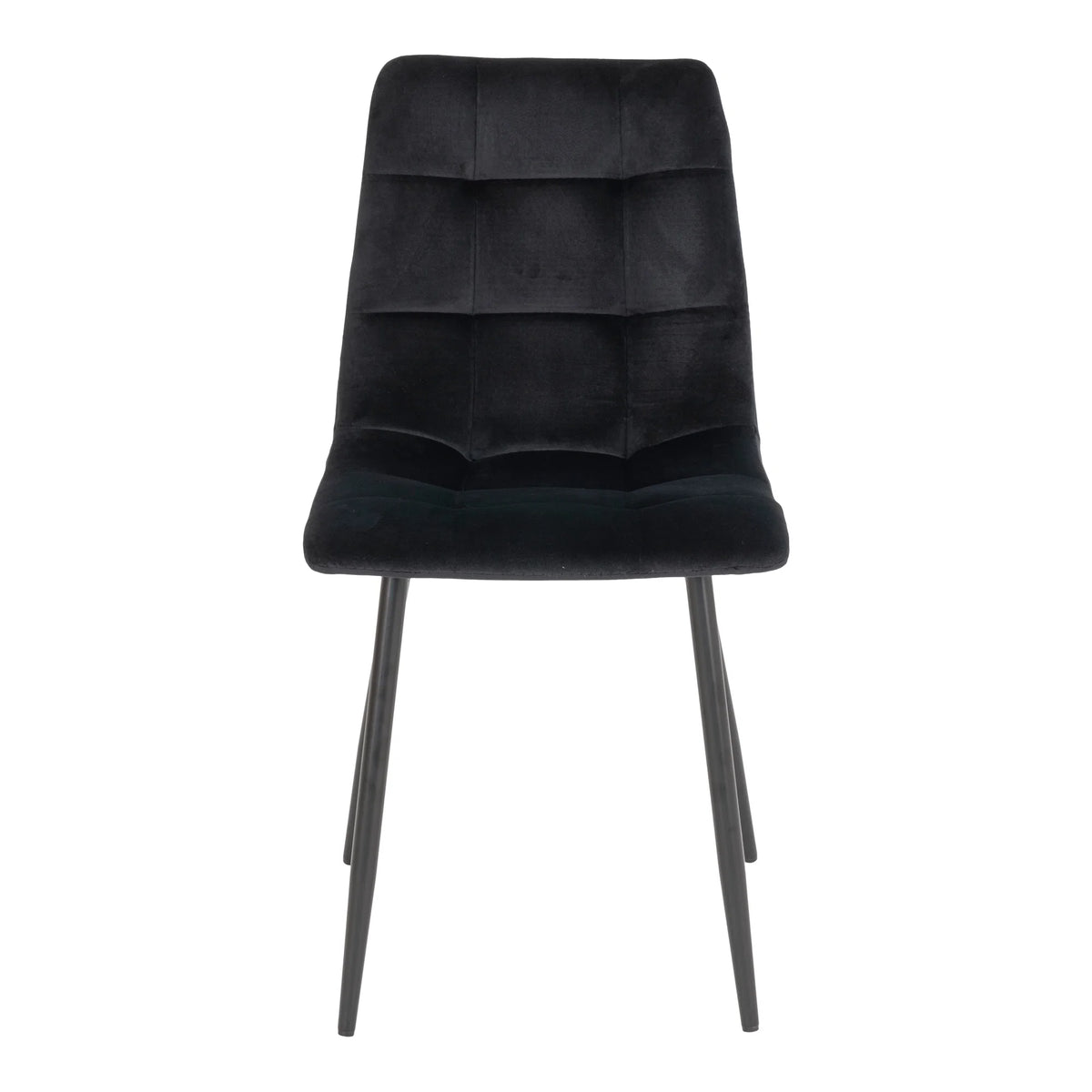 House Nordic, Middelfart Matstol Sammet Svart – set om 2
