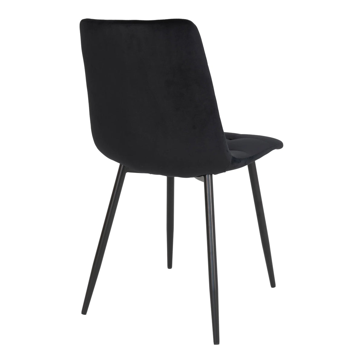 House Nordic, Middelfart Matstol Sammet Svart – set om 2