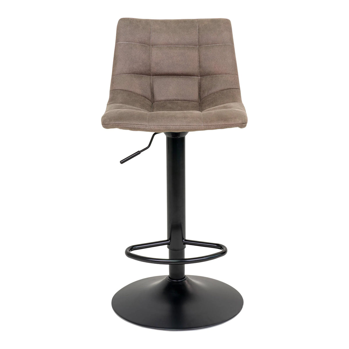 House Nordic, Middelfart Barstol Mikrofiber Ljusbrun – set om 2