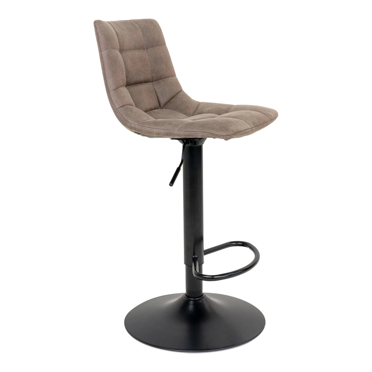 House Nordic, Middelfart Barstol Mikrofiber Ljusbrun – set om 2