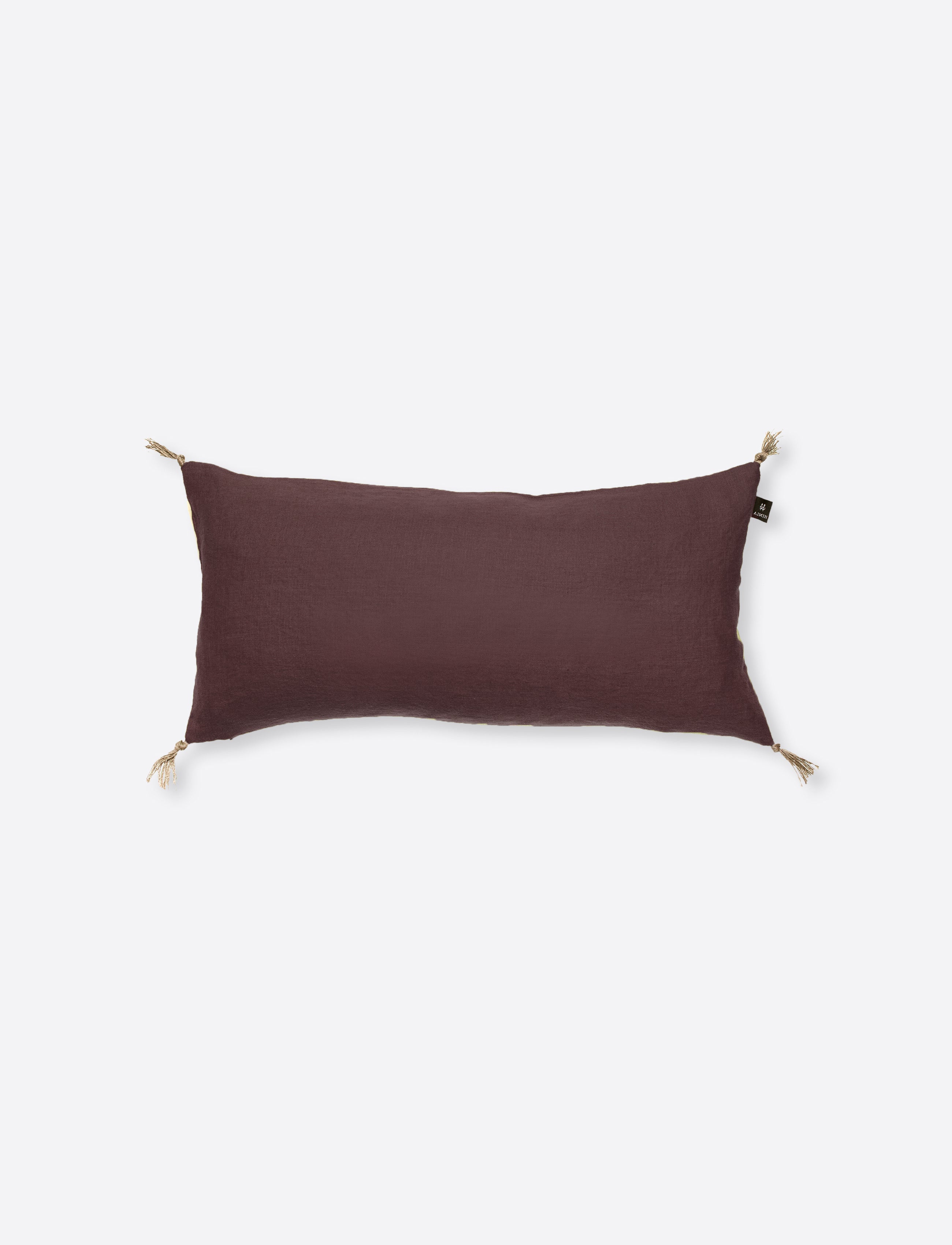 Sunshine Cushion cover Burgundy 30x60 cm