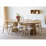 House Nordic, Agustin Matstol Ek Natur med Sits i Sand