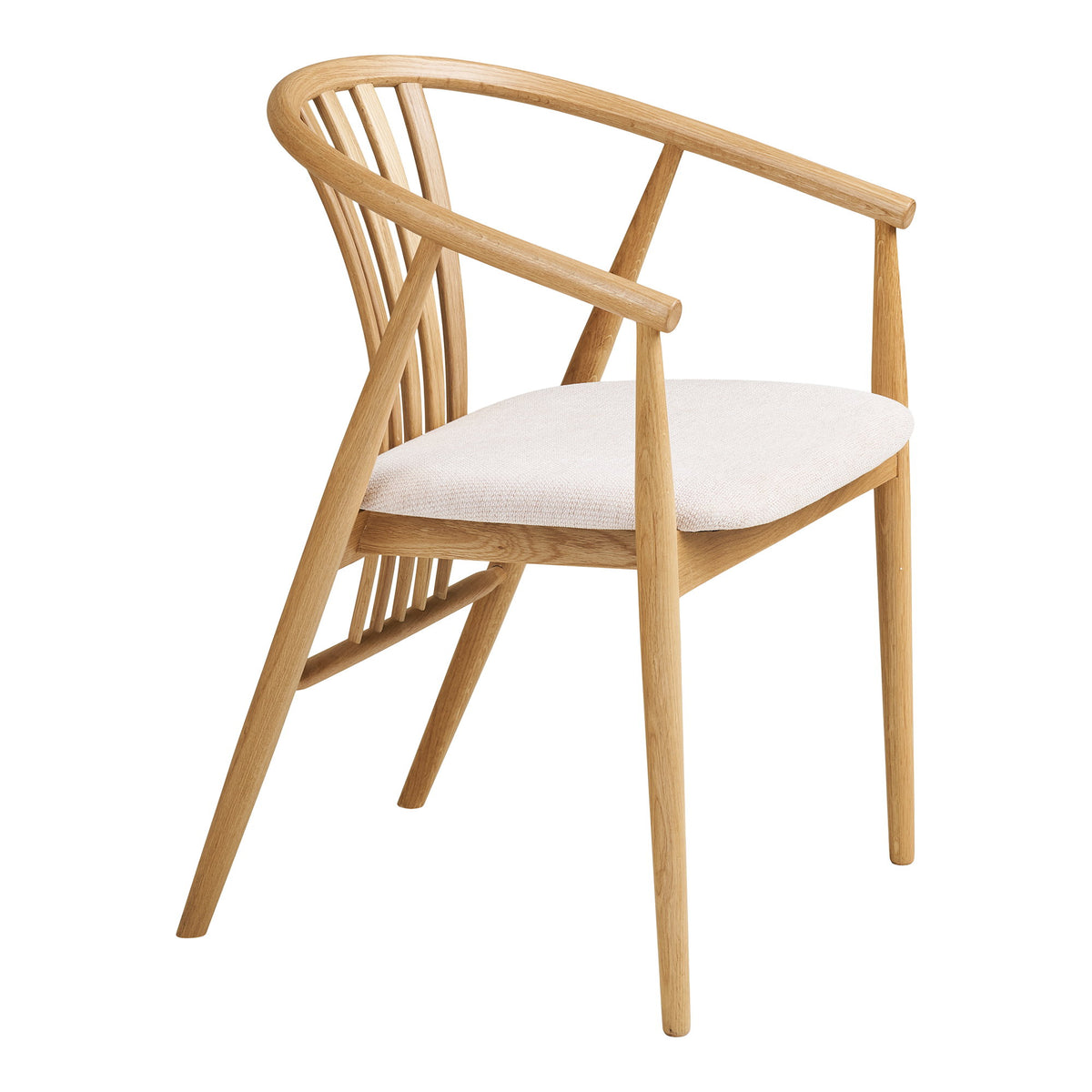 House Nordic, Agustin Matstol Ek Natur med Sits i Sand