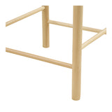 House Nordic, Abano Barstol Poppel Natur med Flätad Sits Sitthöjd 66,5 cm