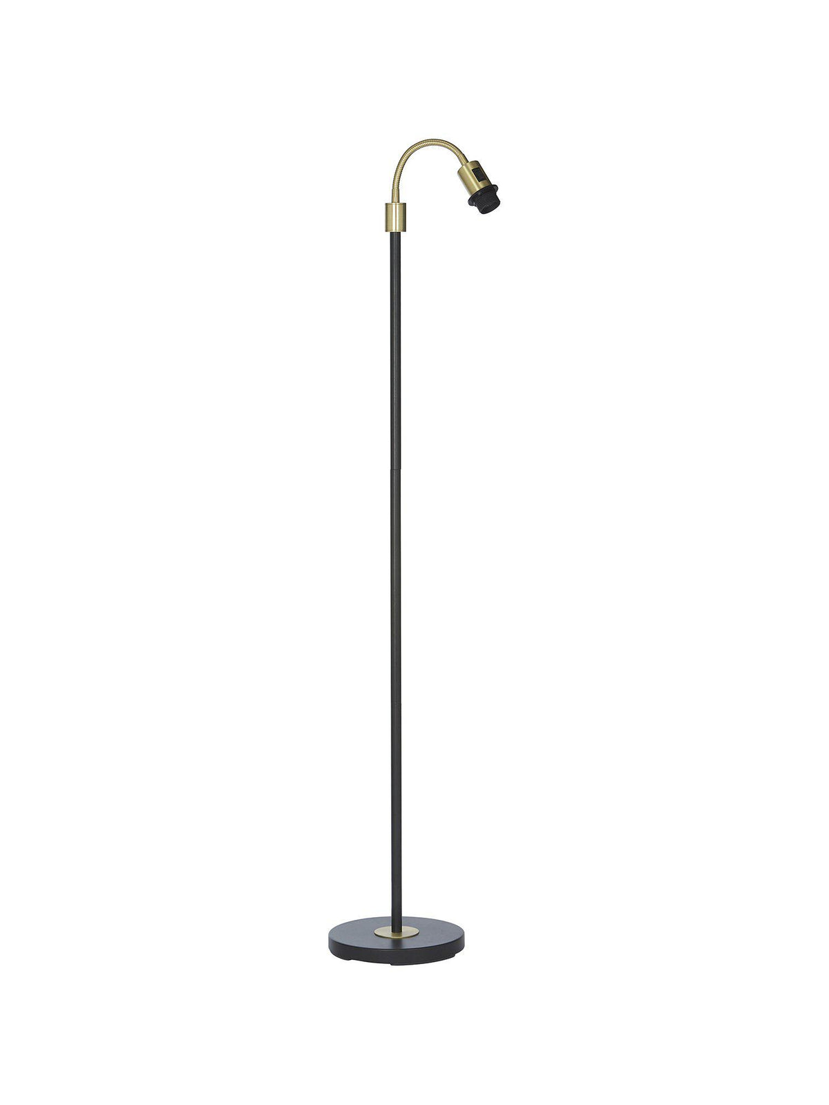Amy Golvfot Flex1 – Svart/Mässing 150 cm