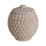 Moghiome, Plupp burk 21 × 21 × 24 cm – creme