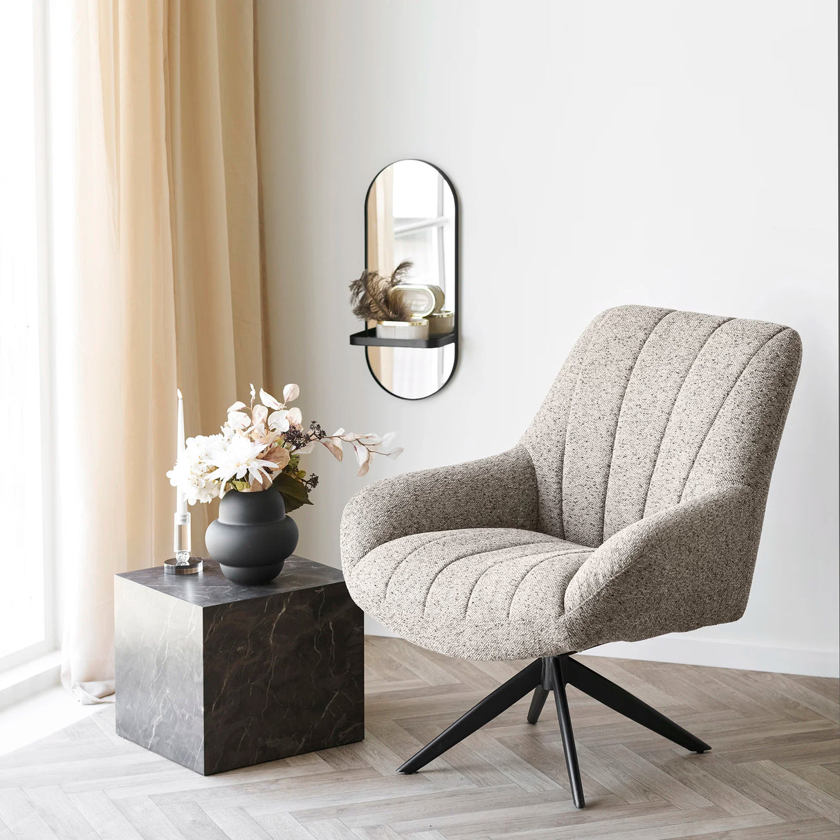 House Nordic, Grandola Loungefåtölj Grå