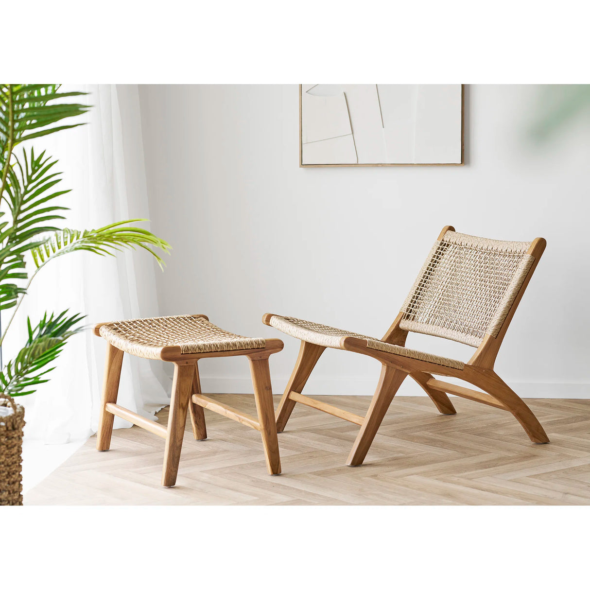 House Nordic, Derby stol – natur, med ben i teak