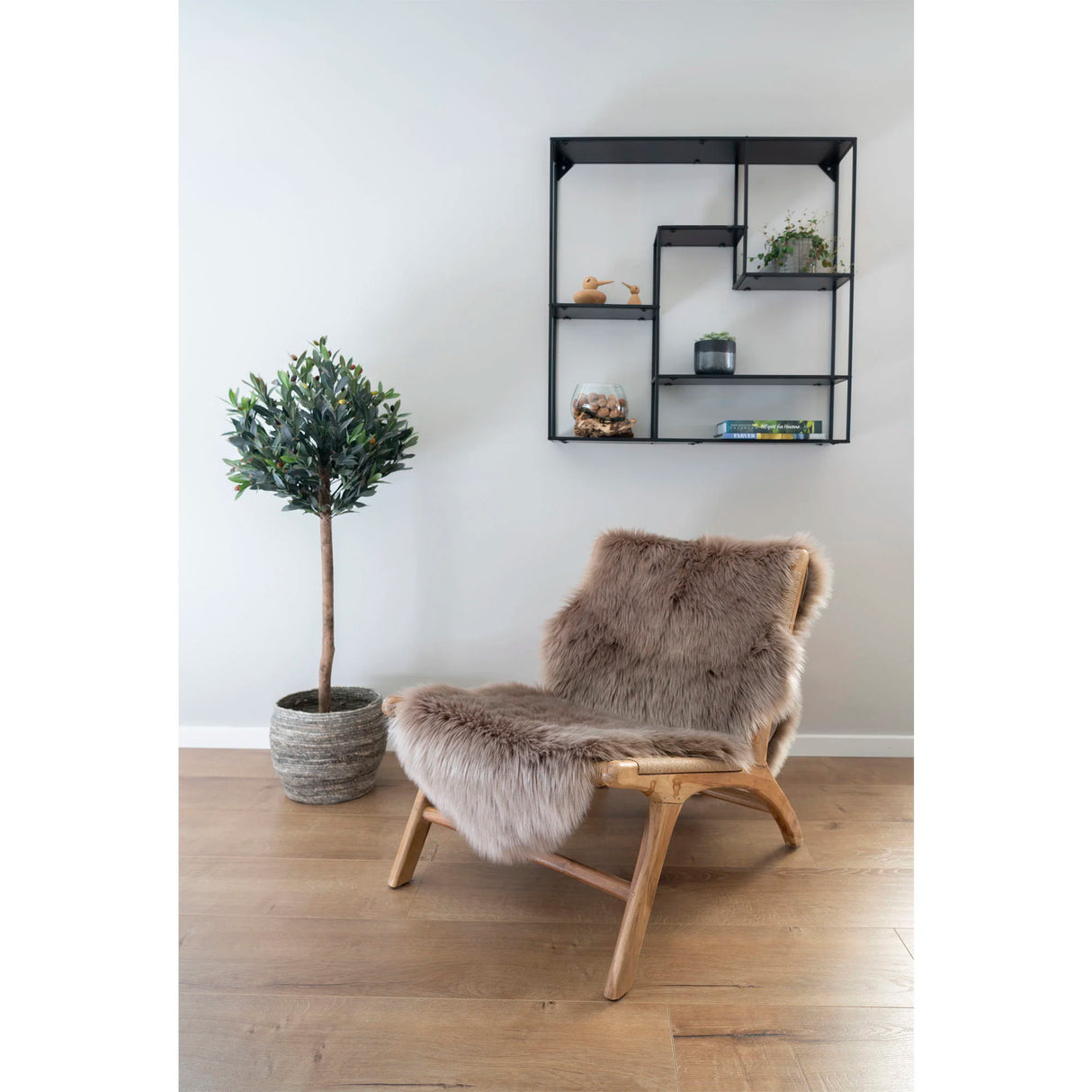 House Nordic, Derby stol – natur, med ben i teak